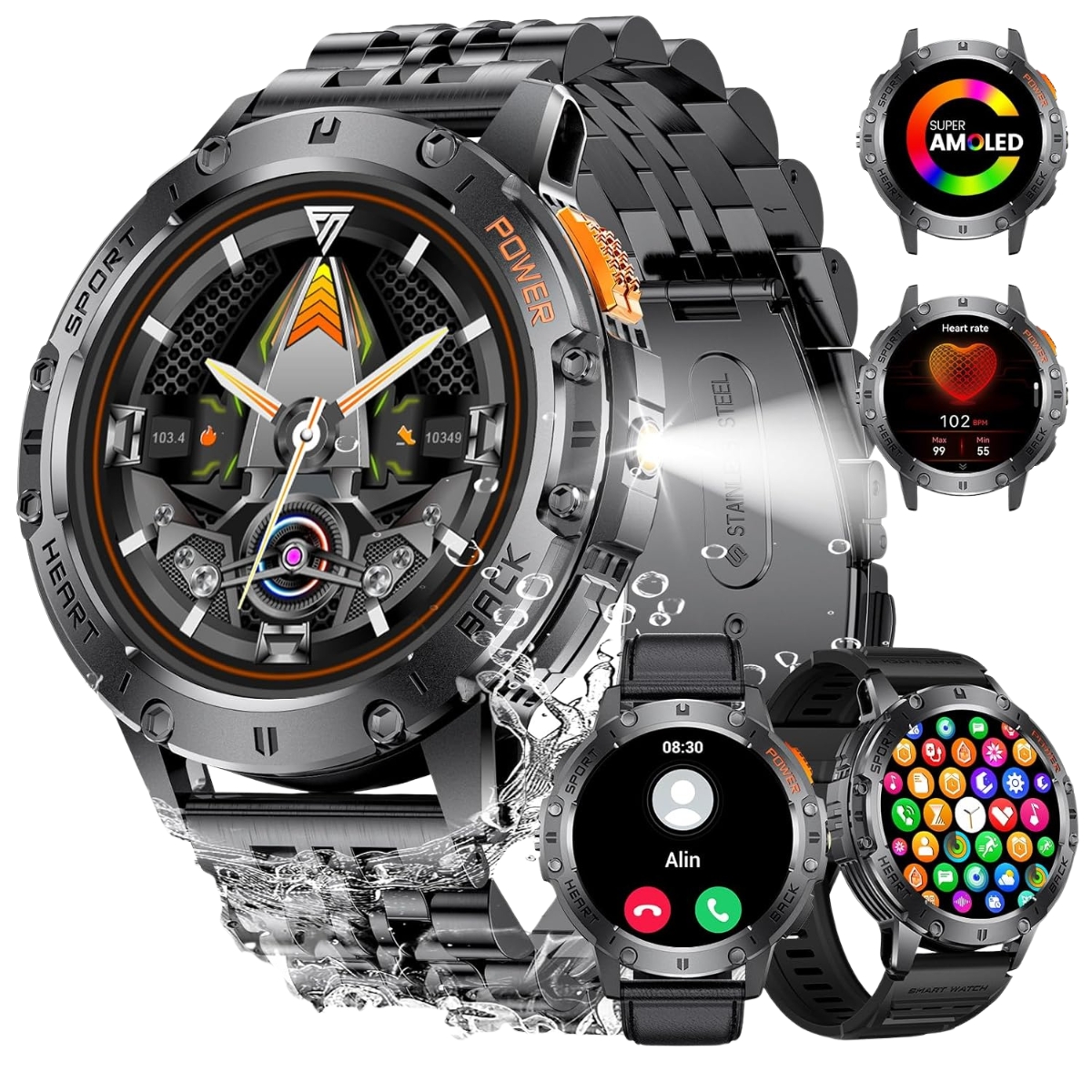 ✅ Nasz Tactical Watch X1